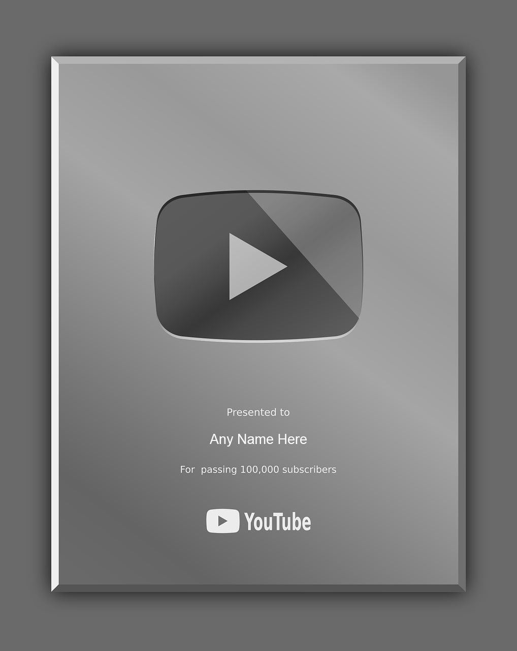 YouTube Silver Creator Play Button Redeem Code